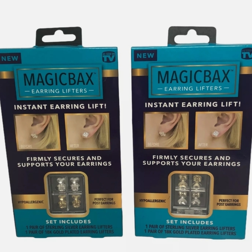 Lot of 2 Magicbax earring lifters